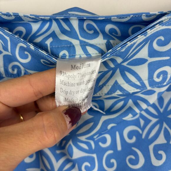 Ripskirt Hawaii Wrap Skirt White Ulupua Print- Sz M - Picture 5 of 7